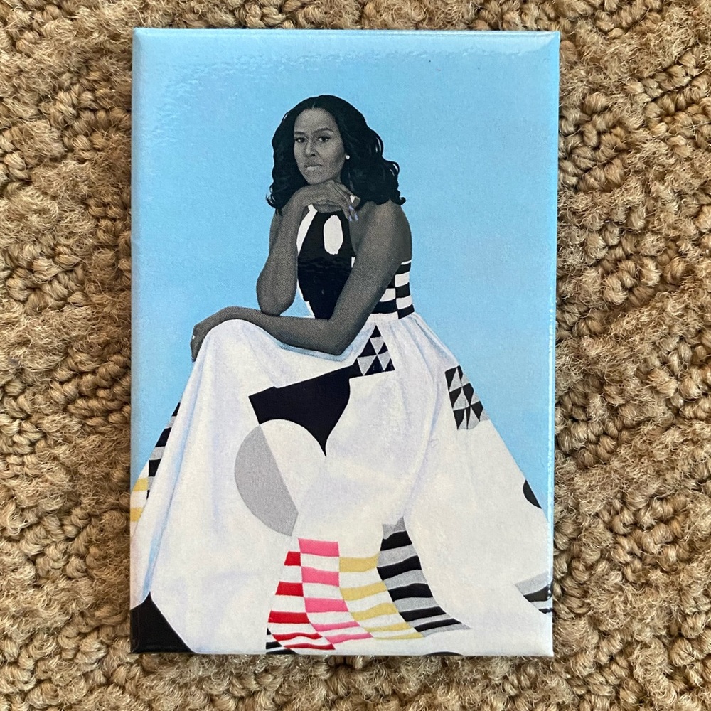 Limited edition Michelle Obama National Portrait Gallery Magnet